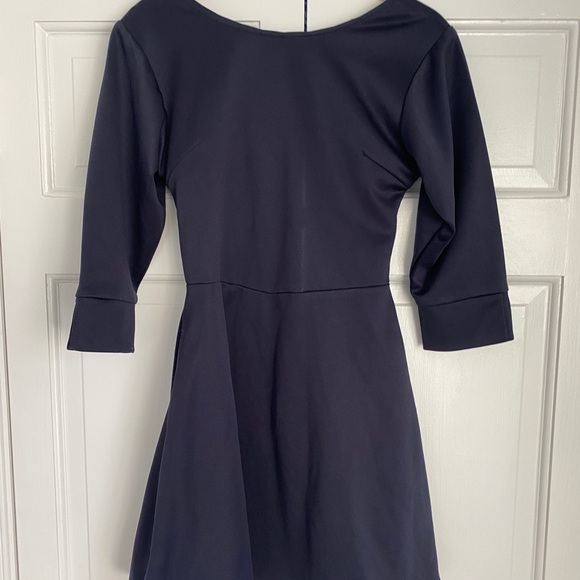 Beautiful Stella M’Lia navy stretch dress Size L - Picture 2 of 4